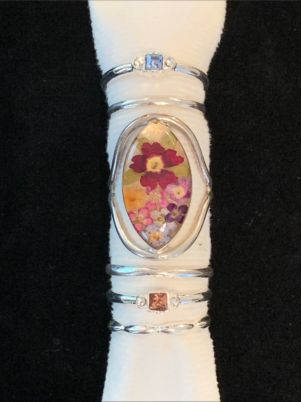 Floral & Stacking Silver Rings